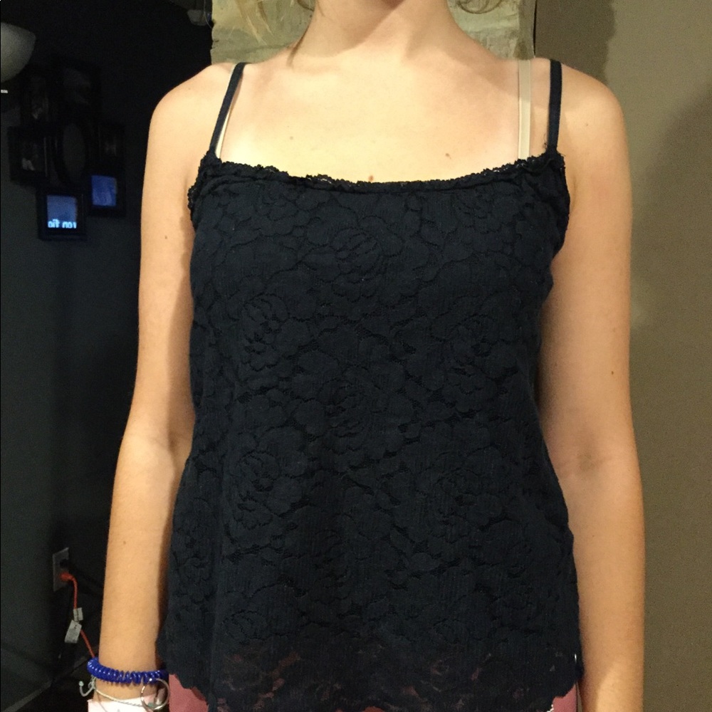 Dark blue Abercrombie tank